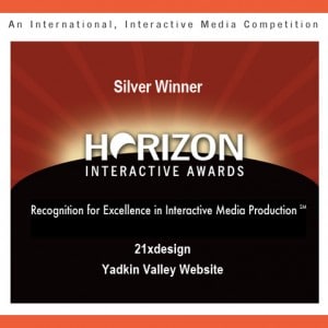 Horizon silver plaque