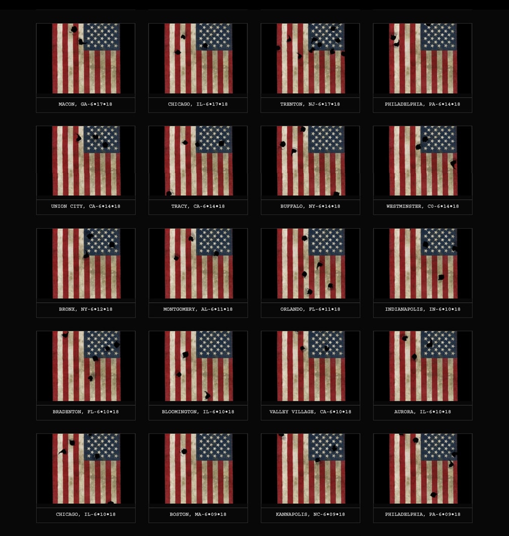 11-12_328flags USA under fire 5 rows of flags