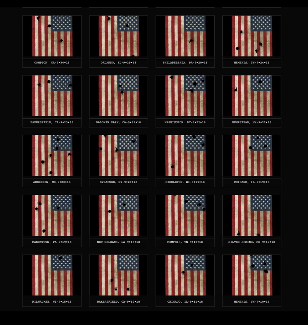 4_328flags USA under fire 5 rows of flags